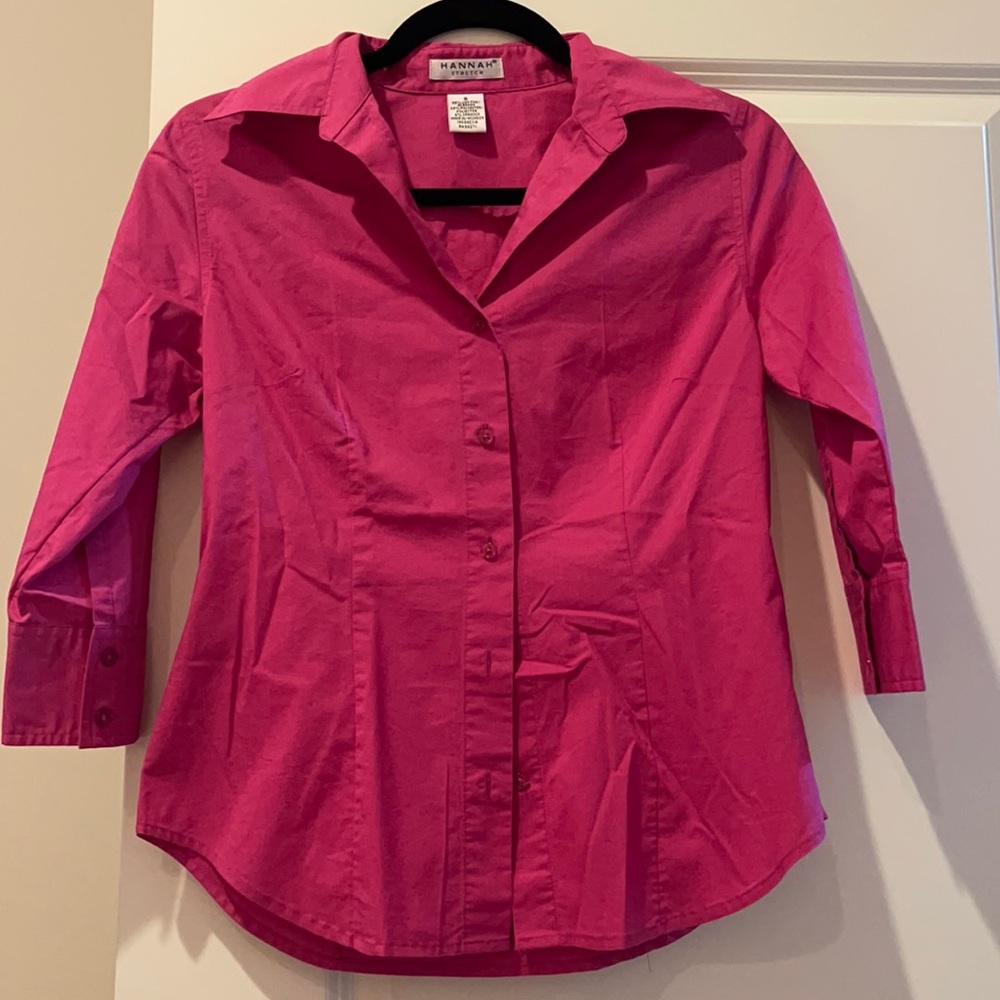 Women’s hot pink blouse